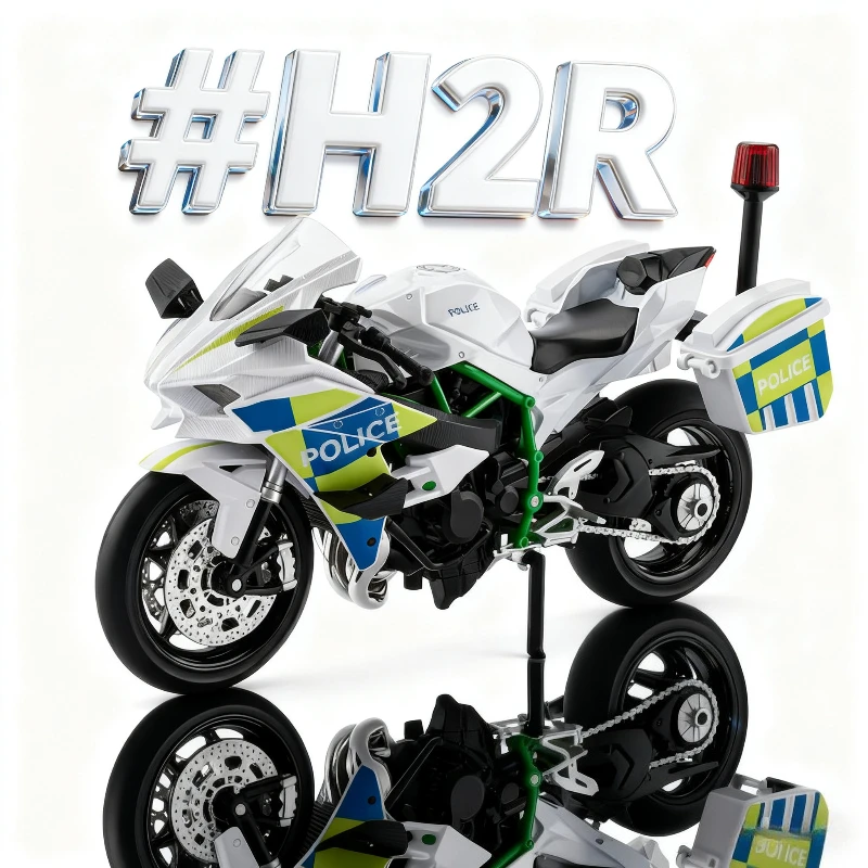 

1:12 H2R полицейский мотоцикл, имитация сплава, гоночный мотоцикл, коллекция литья под давлением спрей, модель мотоцикла, подарок для мужчин и мальчиков