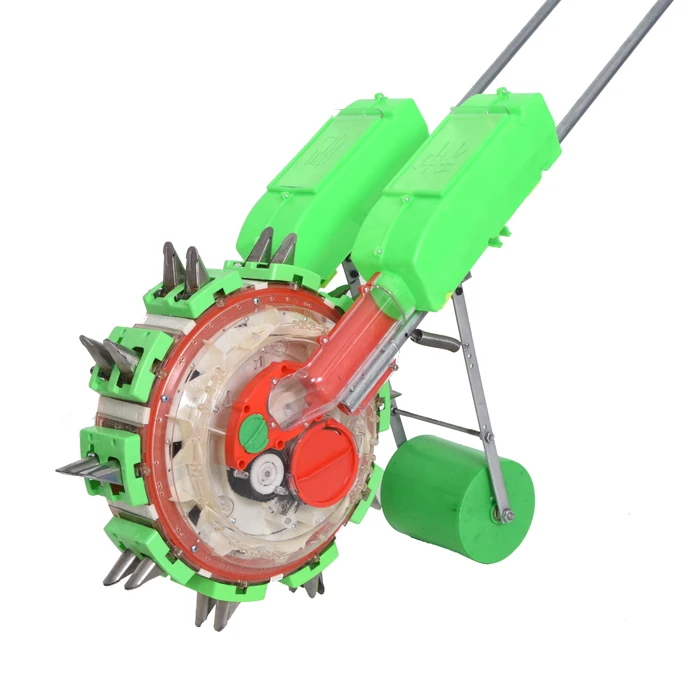 Manual Hand propelled Wheel-rolling Corn Peanut Soybean Seeder Multifunctional Precision Seeder Planter Fertilizer Spreader