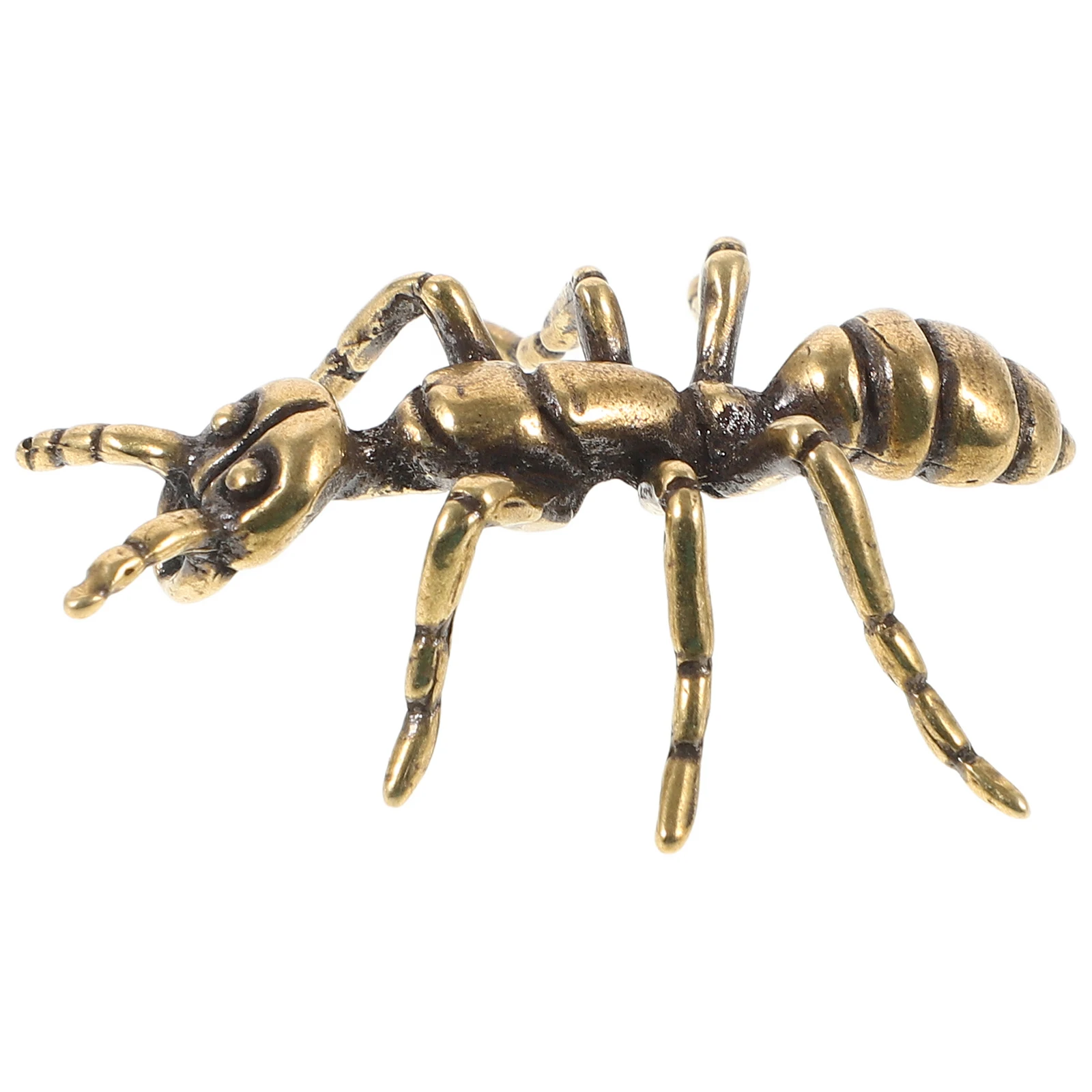 

Metal Ant Figurine Statue Bronze Sculpture Home Decor Desktop Table Living Room Office Garden Display Item