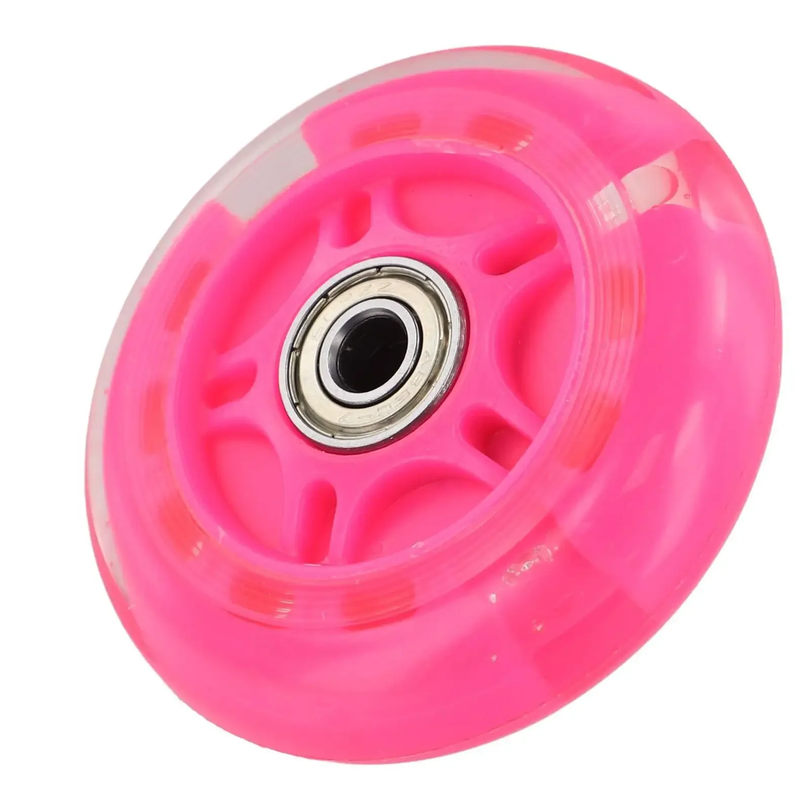 Mute Wheel Light para Scooter, PU e Metal Parts Toy, Acessórios de carro, Flash piscando, rolamento, alta qualidade, quente, 80mm, 1Pc