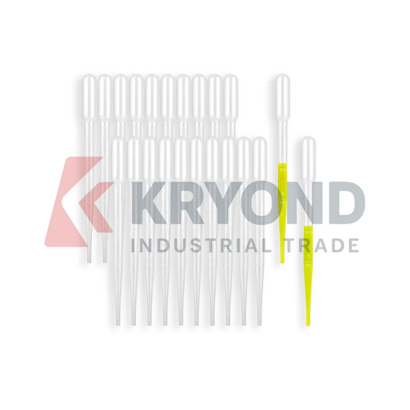 Plastic Transfer Pipette 3ml Graduated Transparent Dropper Laboratory Supplies 100pcs Research Use Application Series Pack Set
