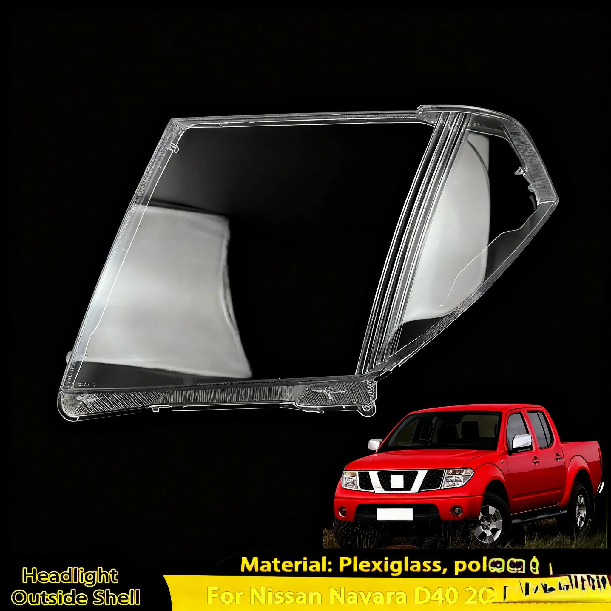

Auto Light Caps For Nissan Navara D40 2005-2014 Car Headlight Cover Lampcover Lampshade Lamp Glass Lens Case Headlamp Shell