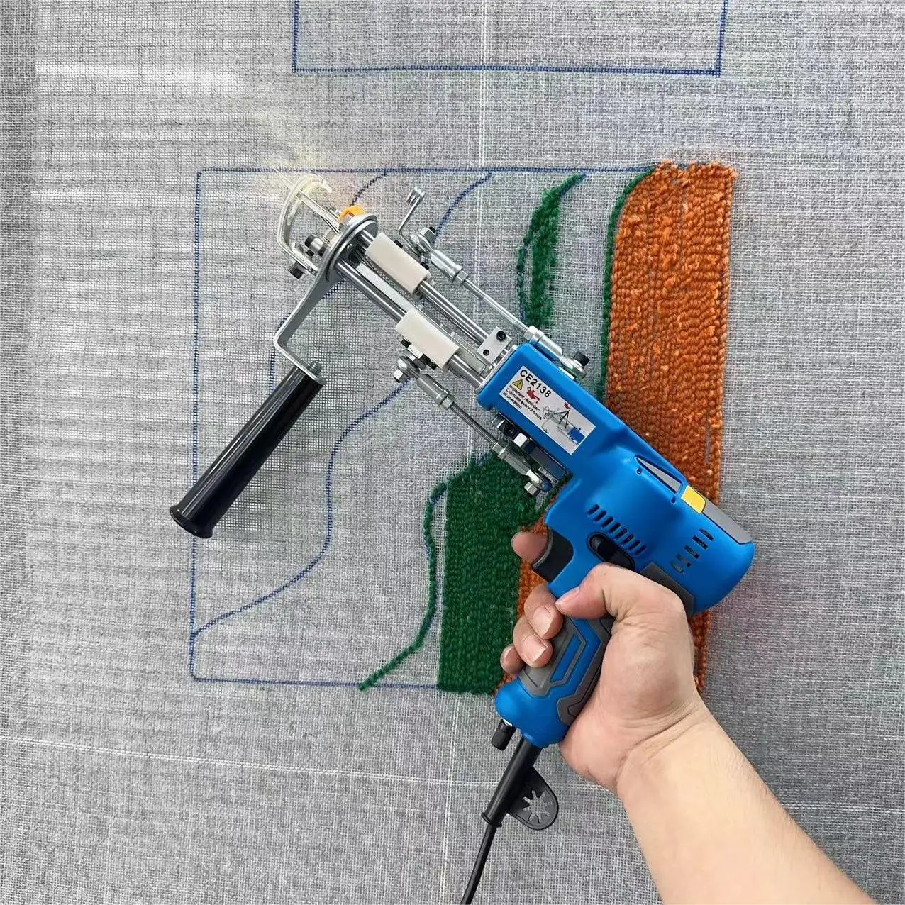 

Ak-V Electric Tufting Machine 2 in 1 Carpet Weaving Machine Hand Tufting Cut Pile Rug Carpet Hand Tufted for Rug Carpet