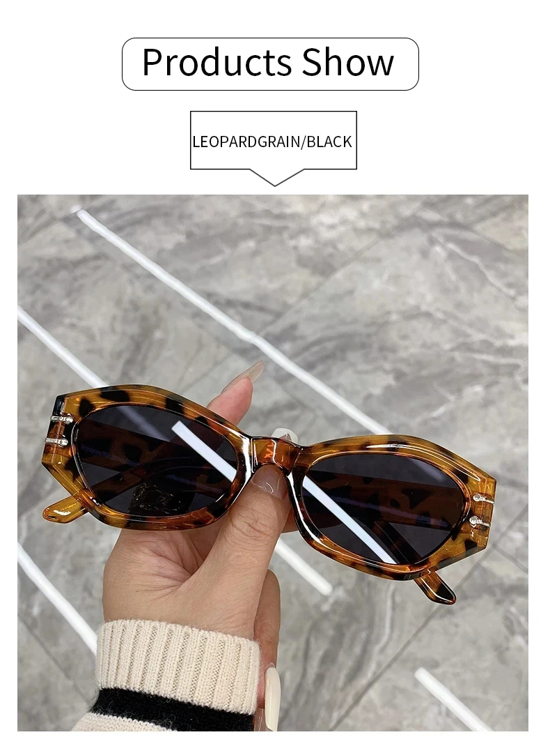 Cateye Vintage Sonnenbrille Für Frauen Retro Mode Cat Eye Sonnenbrille Anti-Uv Reise Angeln Brillen Oculos De Sol UV400 – Detail 9
