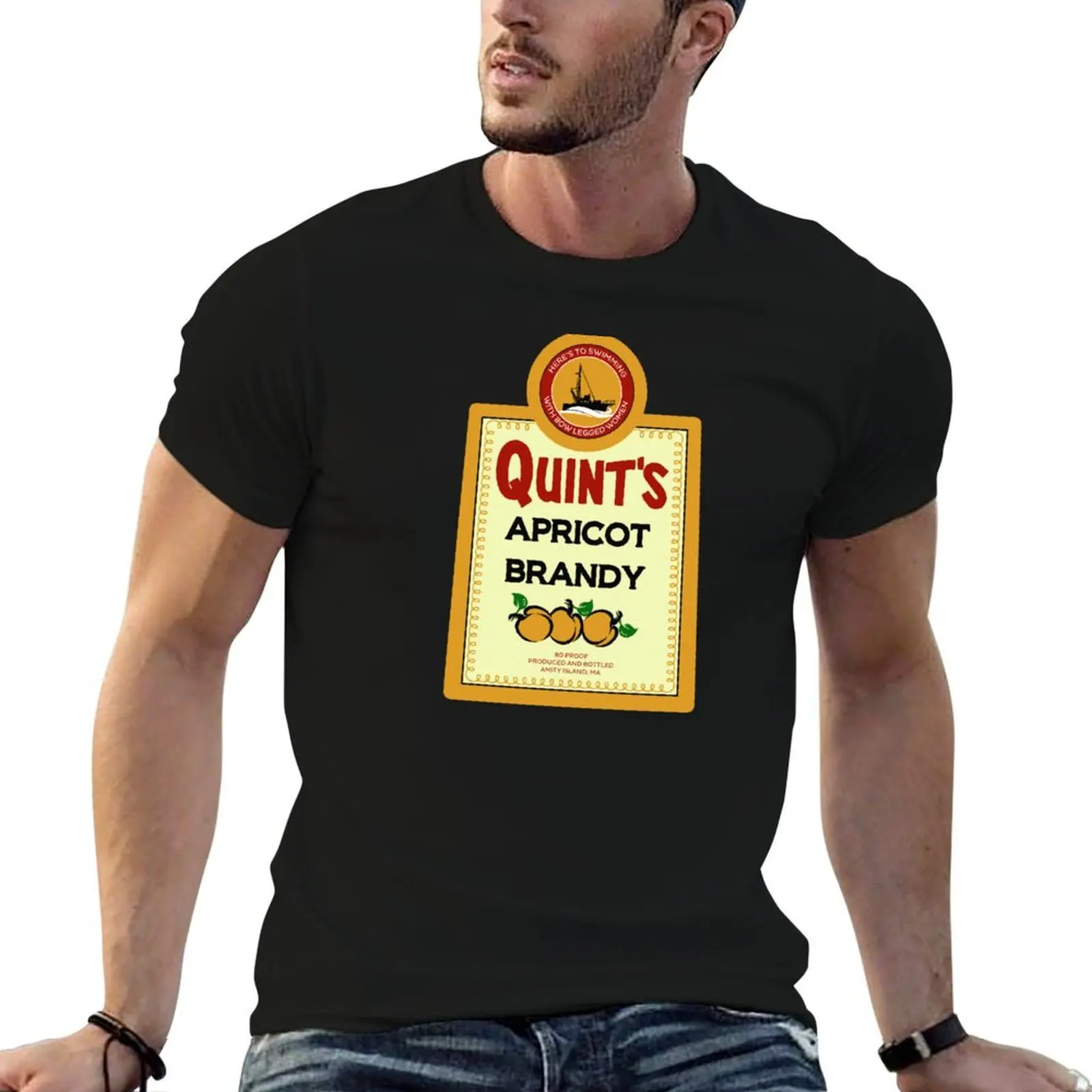 Quint's Apricot Brandy T-Shirt Casual Everyday Short Sleeve T-Shirt