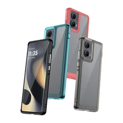 For Motorola Edge 2024 Case Shockproof TPU Bumper Crystal Clear Armor Hard Back Cover Phone Case for Moto Edge 2024 Edge2024 5G
