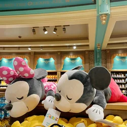 2022 Shanghai Disney śpiąca lalka Mickey Minnie duża poduszka lalka rozłożona na wypchana zabawka prezent urodzinowy Mickey