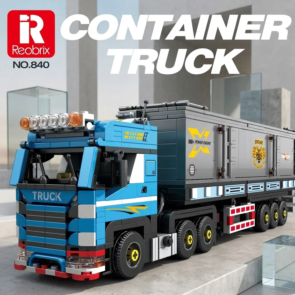 992pcs-container-truck-building-blocks-european-heavy-duty-trailer-desktop-decoration-assembly-educational-toys-collectible-gift