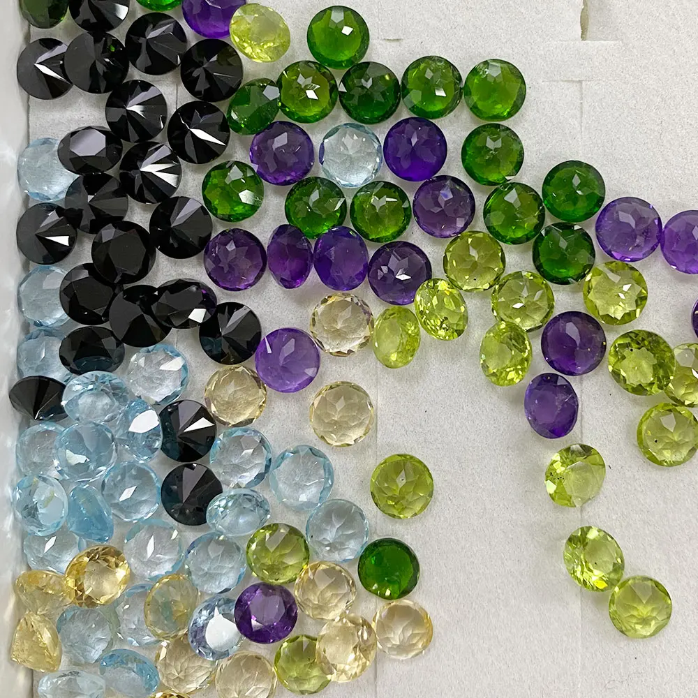 

Natural garnet/amethyst/Opal/aquamarine, please contact customer service for individual purchase of gemstones on the ring