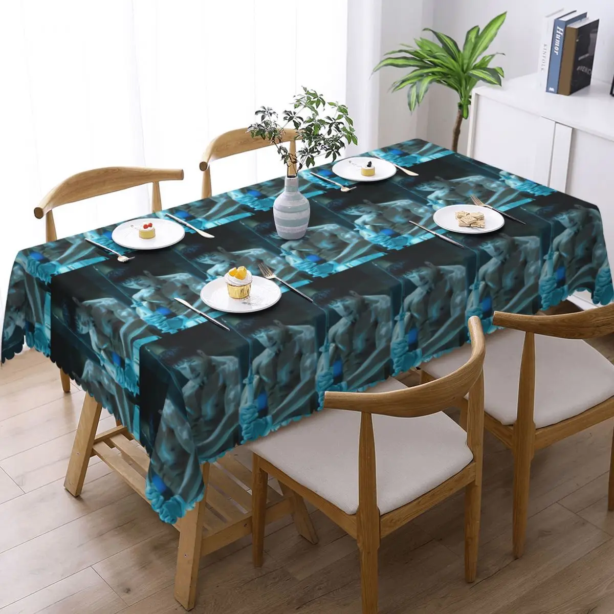 Lee Byung Hun Actor Customized Rectangular Tablecloth Waterproof Table Cover for Dining Events Table Cloth