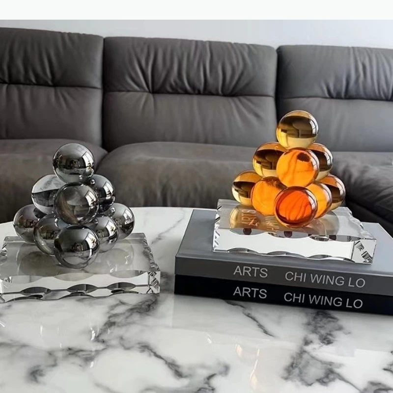 Pile Sculpture Ornament Home Accessories Living Room Display Statue Decoration Crafts Figurines Miniatures