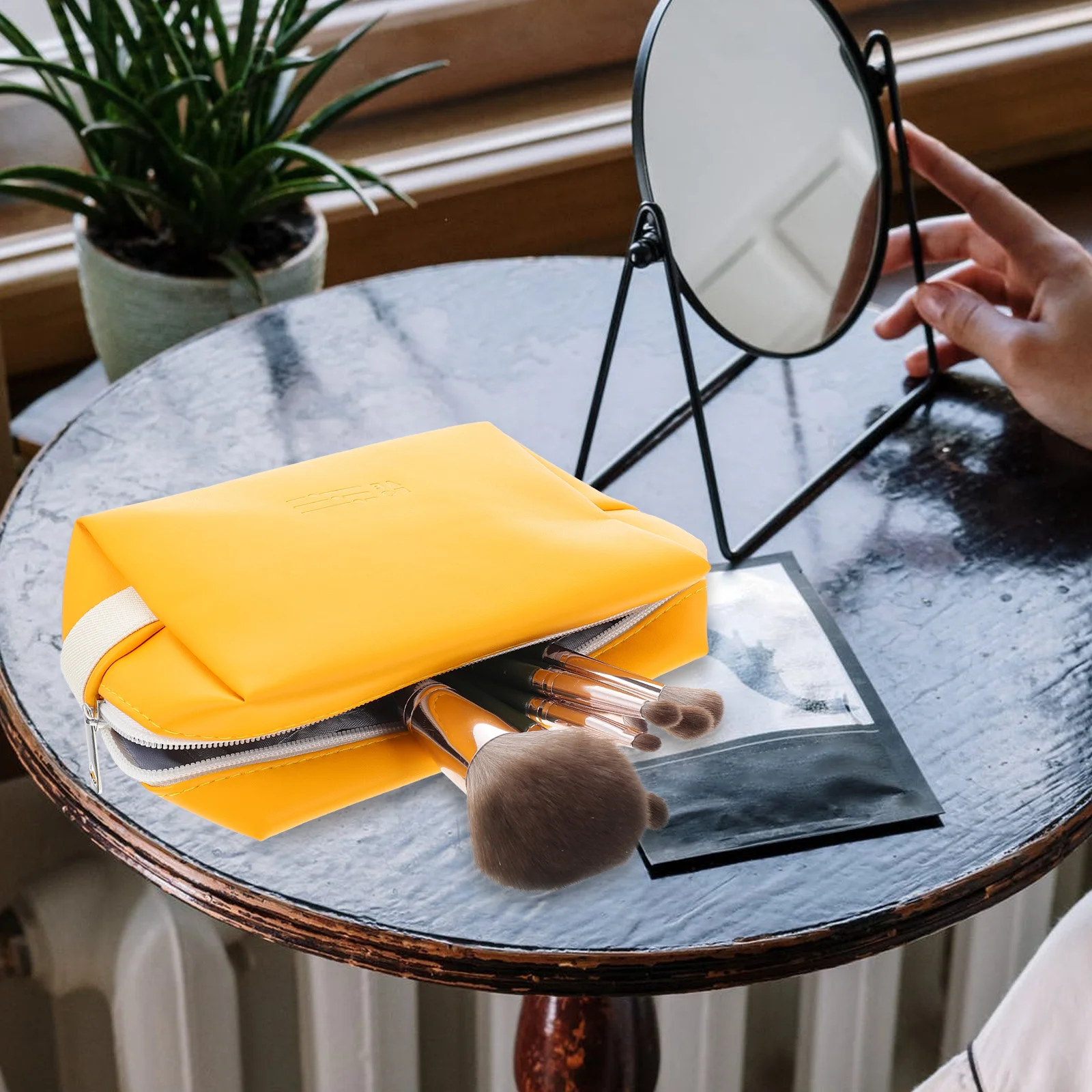 حقيبة صغيرة محمولة للعملات المعدنية، محفظة تخزين صغيرة بسحاب لأحمر الشفاه ومفاتيح المال وسماعات منظم مكياج السفر