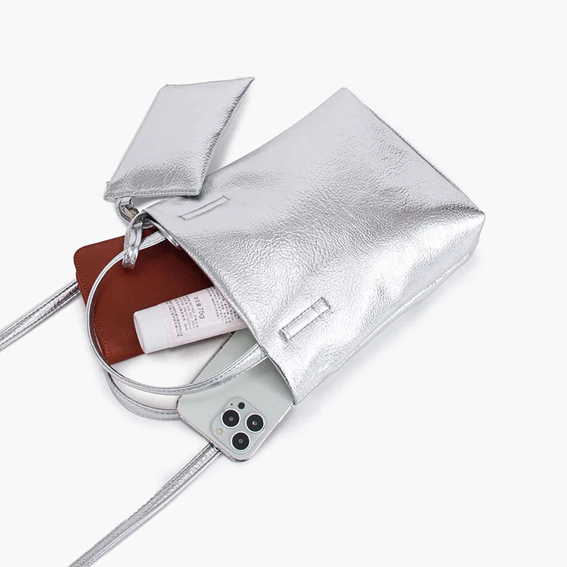 Niche Design Bag for Women 2024 New High-end Texture Handbag Coin Combination Simple Crossbody Bag