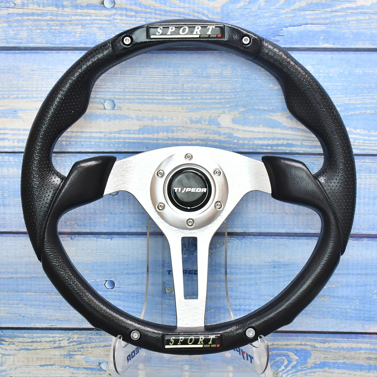 

Tiypeor High Quality Car 350mm Universal Steering Wheel in Corn Color for Sports Racing Use New Design Auto Parts
