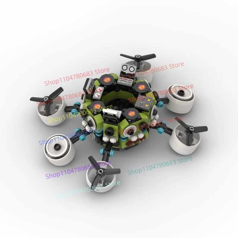 novo-tanque-mecanico-de-ficcao-cientifica-moc-original-com-radar-e-arma-anti-aerea-brinquedo-de-blocos-de-montar-ornamento-colecionavel-presente-de-feriado