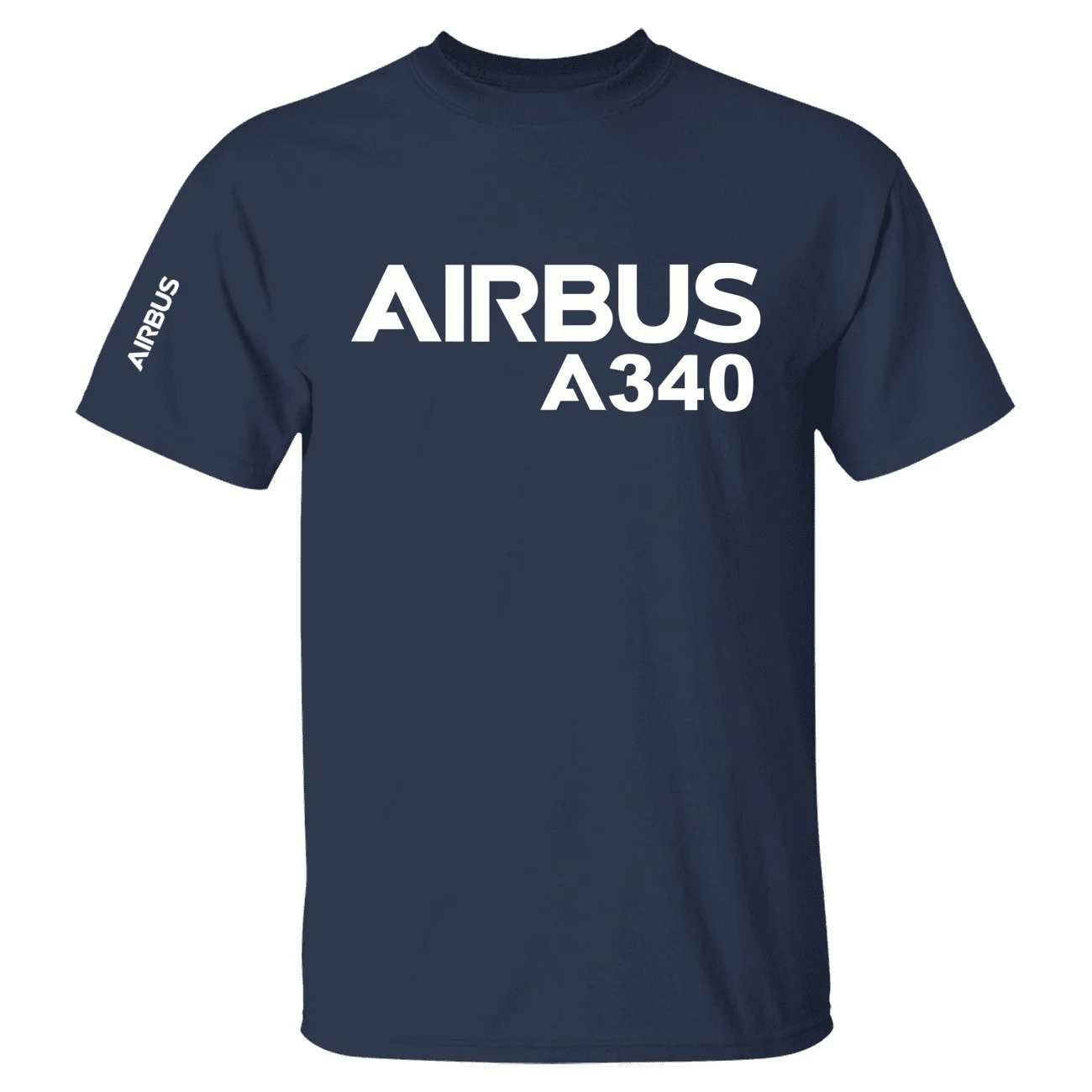 New Aviation Flight Airbus A340 Cotton Graphic T Shirts Men Women Pilots Multi Color Short Sleeve T-shirts S-3XL