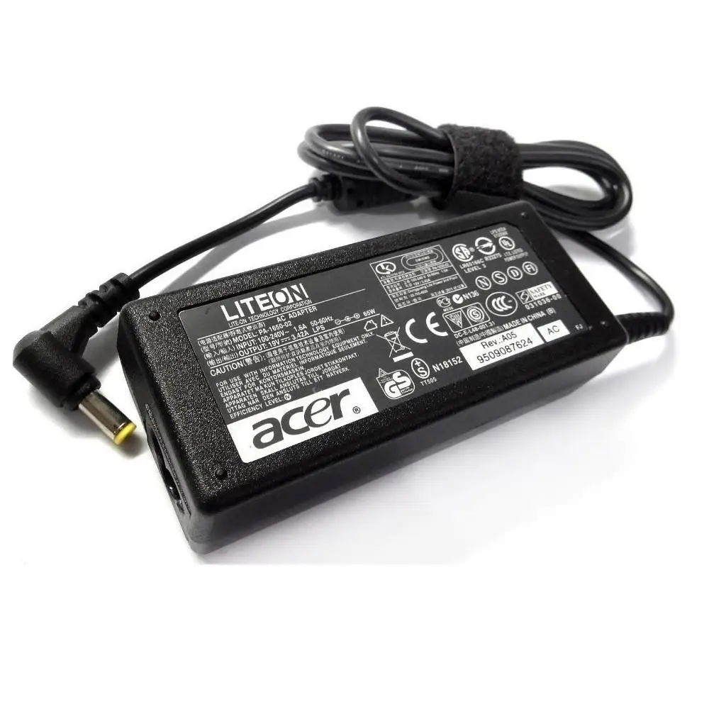 Source Acer Aspire Notebook Charger 5538 19v 3.42a 65W