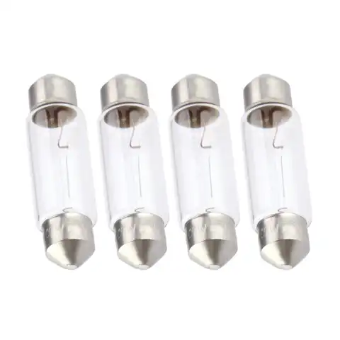 Universal 10Pcs 31mm Car Truck White Dome Map Reading Interior Inner Light Bulb Dash Trunk Brake Lamp Bulbs Kit 12V 5W 4A