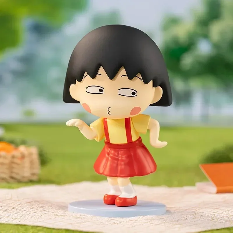 POP MART Chibi Maruko-chan's Quirky Adventures Series Figures 1PC/9PCS Original Blind Box Anime Action Figure Cute Figurine