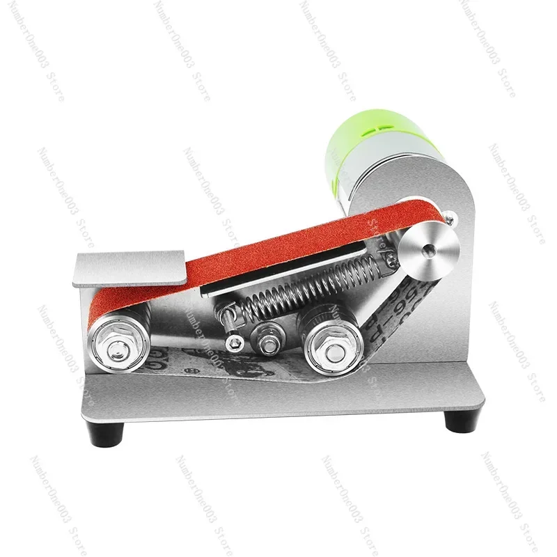 Mini Electric Belt Grinder DIY Knife Sharpener Desktop Polishing Grinding Machine