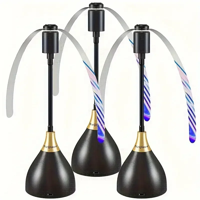 2/3pcs Fly Fans For Tables Effective Fly Repellent Fan Keeps Flies Away With Soft Blades USB Picnic BBQ Party Fly Fans