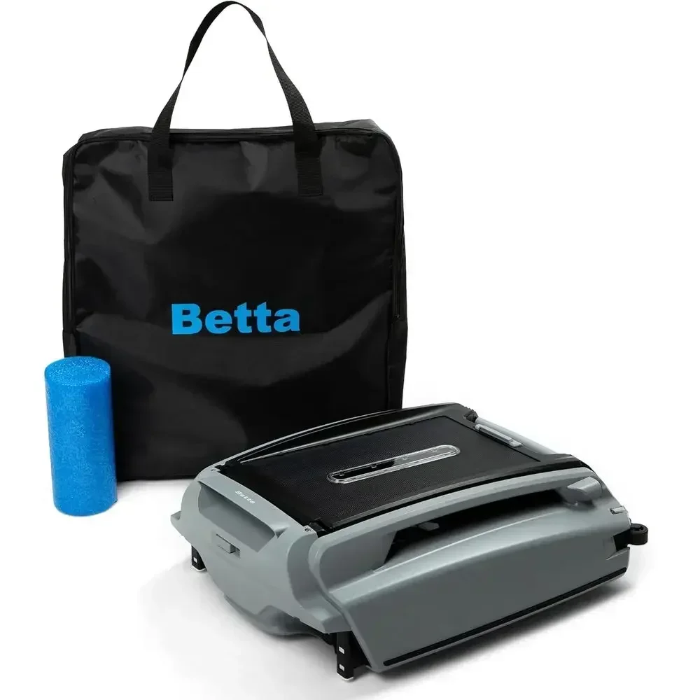 Continuous Cleaning Robotic Pool Skimmer with Storage Bag, Dual Charging, and Anti-Stuck Feature