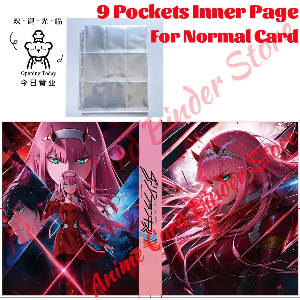 Newest Zero Two 02 Character Card Binder Various Large Capacity Album Cover Customization with Pictures Exclusive Gifts