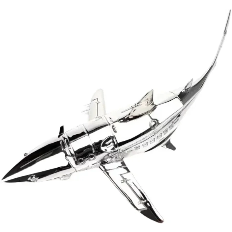 Ornamenti per la casa Future Science Technology figurine meccanico Shark Fashion scultura decorativa Modern Art Festival Gifts