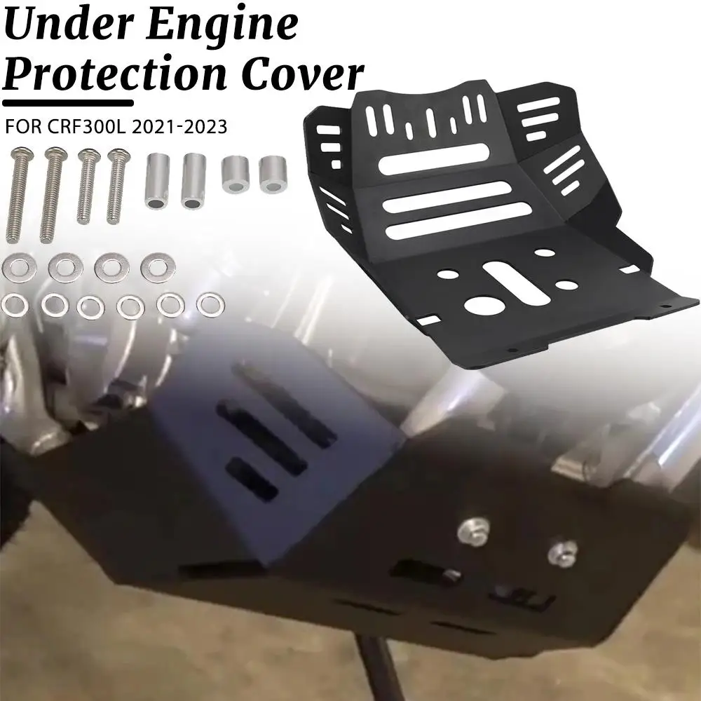 

For Honda CRF300L CRF 300 L 2020-2022 2023 Under Engine Protection Cover Skid Bash Plate Frame CRF300 L Motorcycle Accessories