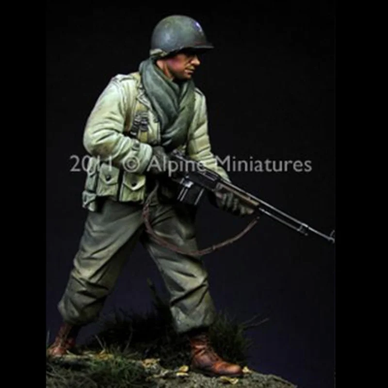 1 / 16 Resin Soldier Cannes 29 Infantry Division Hands On White Model