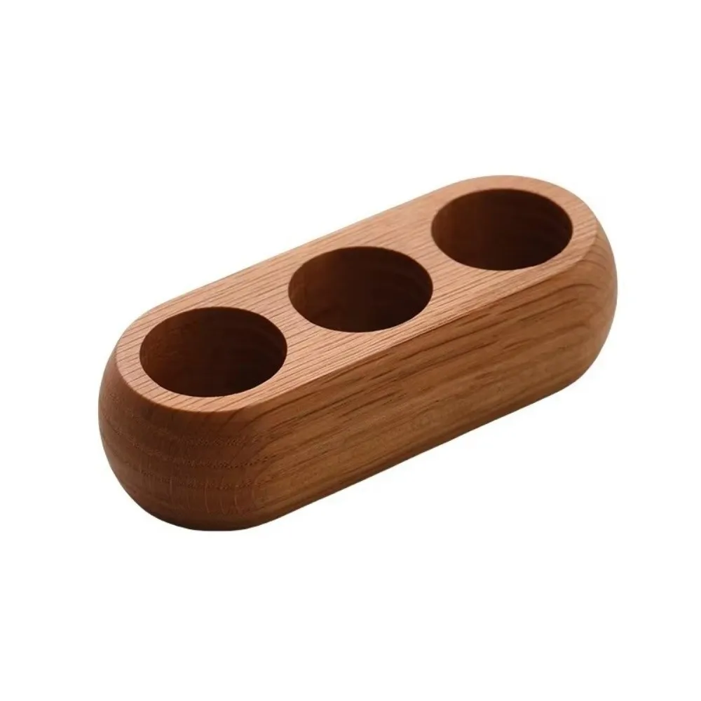 Household Wood Essential Oil Storage Rack 3/9 Grids with Partition Desktop Display Rack Portable Storage Shelf For Beauty Salon