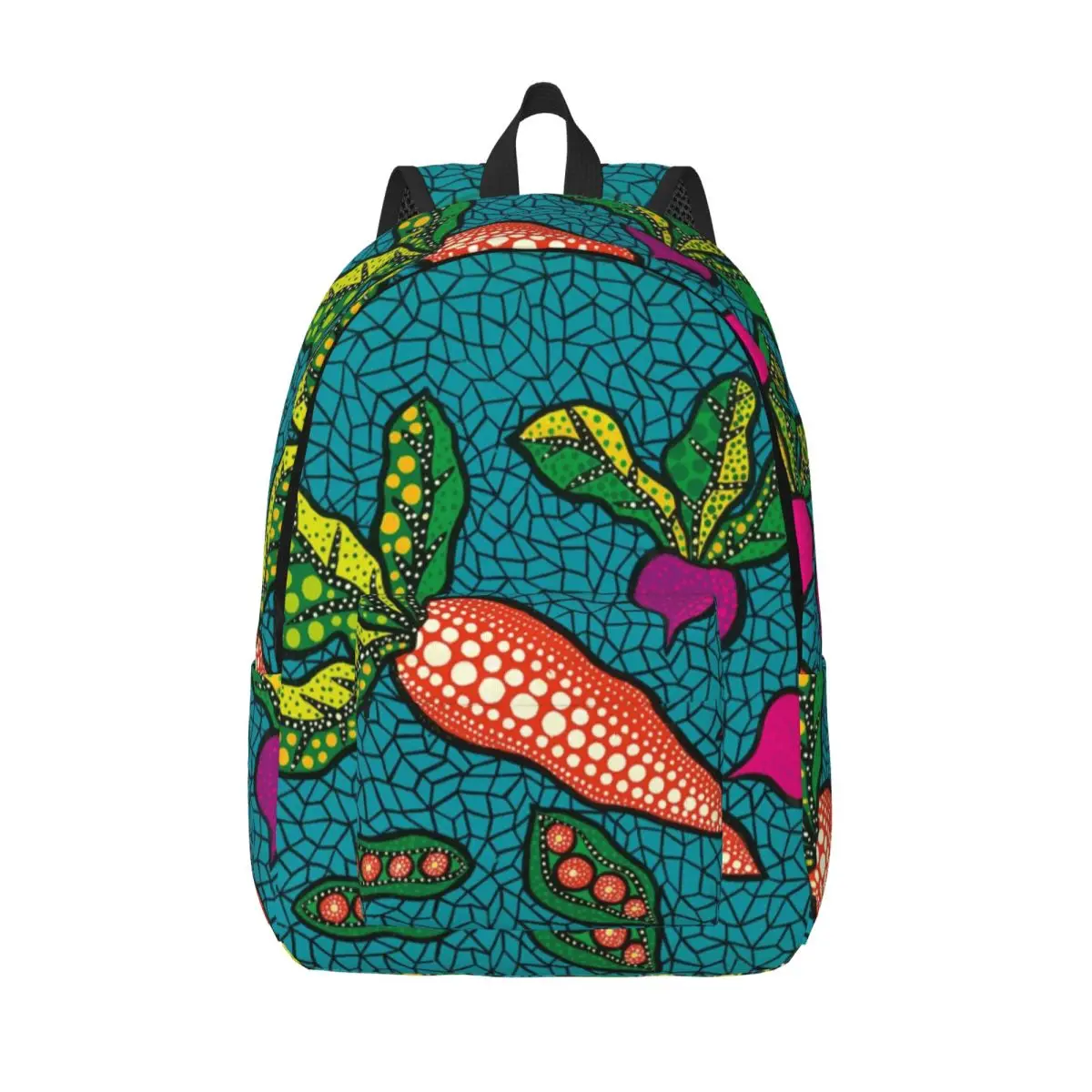 

Рюкзак Yayoi Kusama для мальчиков и девочек, детский школьный рюкзак, холщовый рюкзак в скандинавском стиле в горошек, спортивная сумка для дошкольников и начальной школы