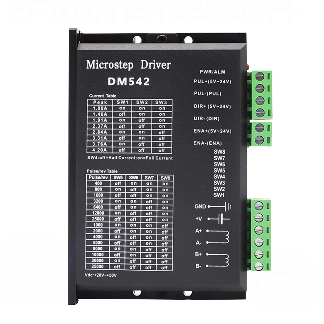 

Nena 23 57 Stepper Motor Driver DM542 50V 4A 128 subdivision DSP Digital