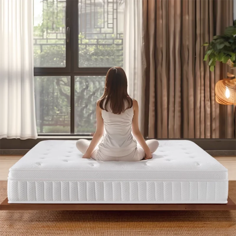 Soft Queen Bedroom Mattress Thicken Latex White Sweet Sleep Mattress Memory Foam Colchon Matrimonial Household Furniture