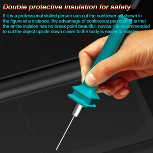 Electric foam cutter, polystyrene Styrofoam knife, hot wire, portable foam cutting pen, Styrofoam cutting tools 12 Main Foam Cutter Sales - №3