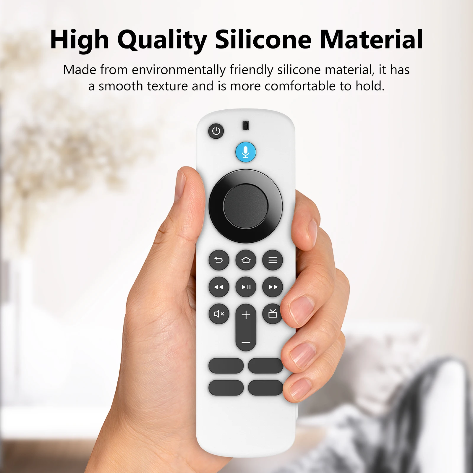 Remote Control Soft Silicone Case Housing For Fire TV Stick HD/4K (Newest Model) Non Slip Shell Protective Cover Sleeve