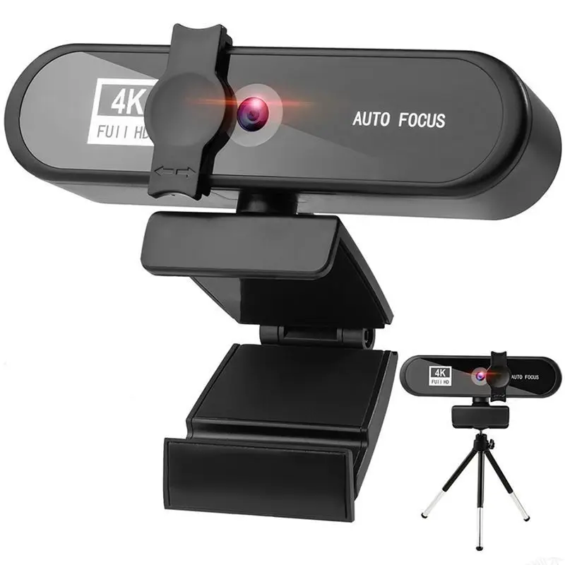 Mini USB Webcam 4K 2K HD Mini Webcam For Laptop Computer Web Camera Dual Microphones for Youtube Zoom Video Calling 4K PC Webcam