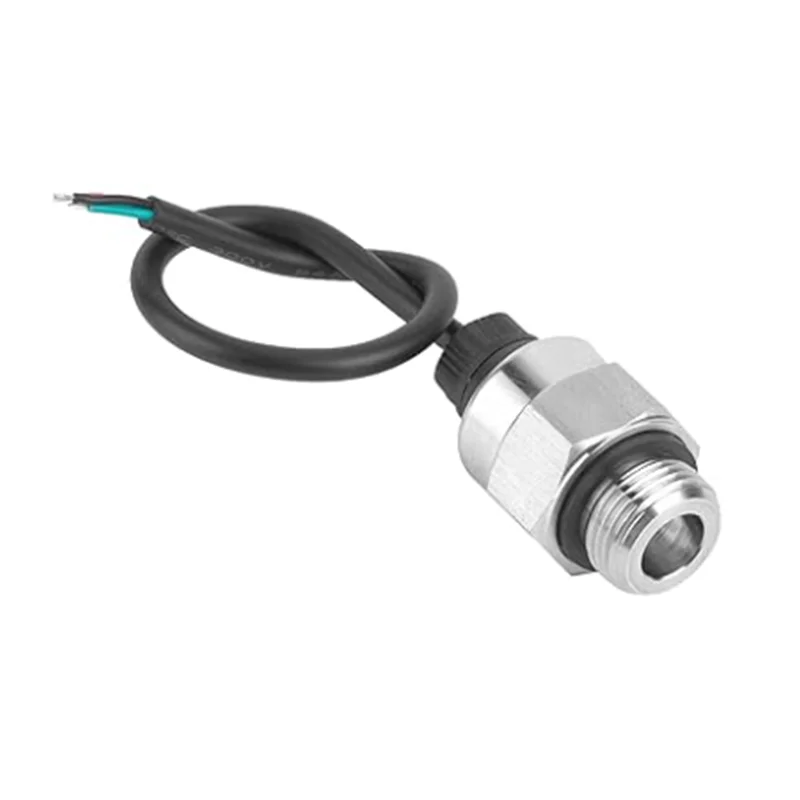 Water Pressure Sensor, IP65 Analog Water Pressure Transducer, Pressure Transducer, Fit for Packard Connector Three Core