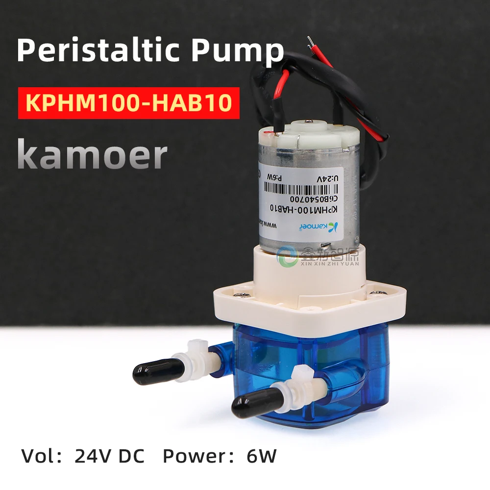 Kamoer KPHM100-HAB10 Peristaltic Pump DC 24V 6W for Solvent DTF White Ink Printing Circulating Motor Self Priming Liquid Pump