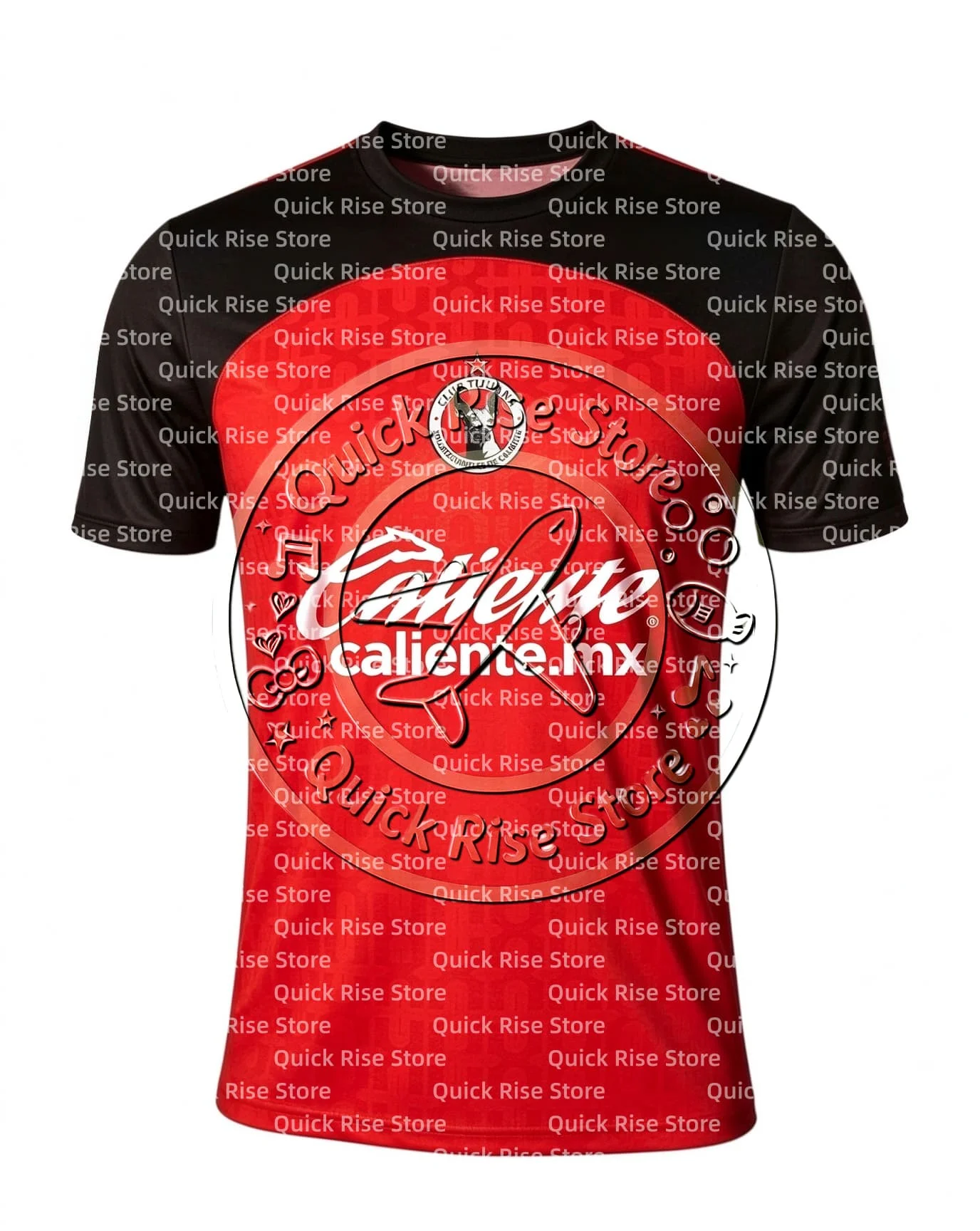 Club Tijuana 2026 Home Soccer Jersey Men Breathable Quick Dry Football Shirt Club Short Sleeve Sports Fans Uniform Tops Tee