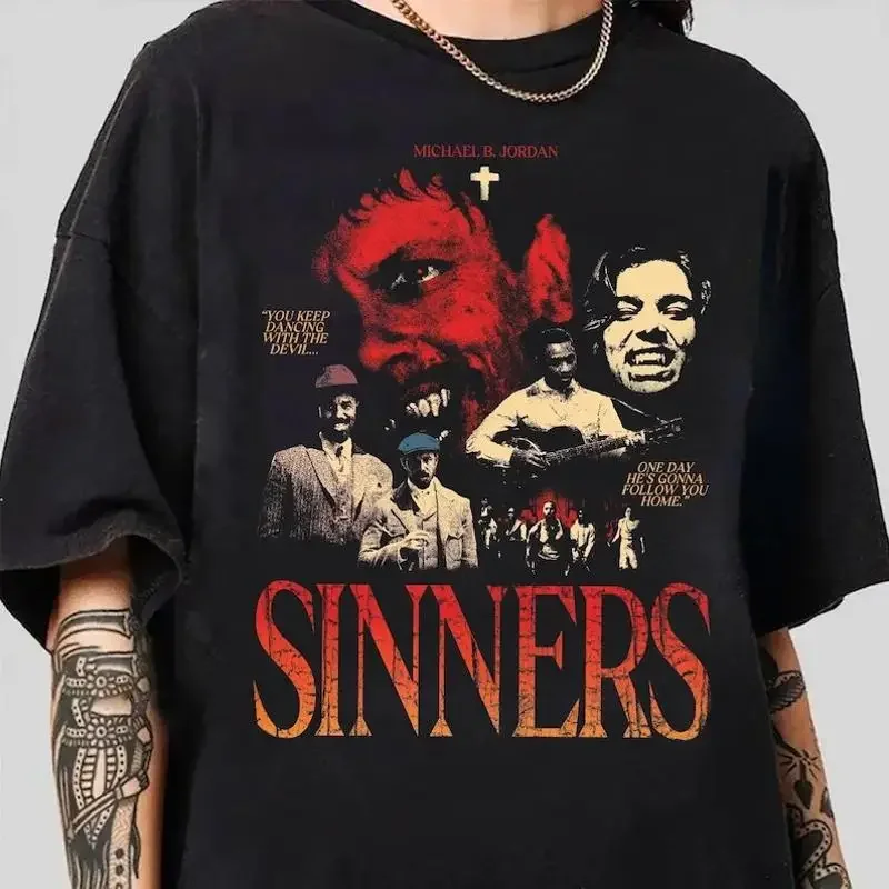 Sinner Movie 2025 T Shirt Dancing With Devil Aesthetic Lover shirts S 5X