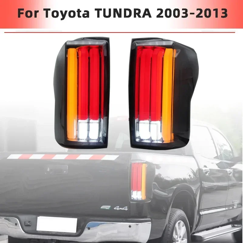 Car LED Taillight For Toyota Tundra Pickup truck 2007 - 2013 Auto Rear Running Lamp Brake Reverse Dynamic Turn Signal Taillights