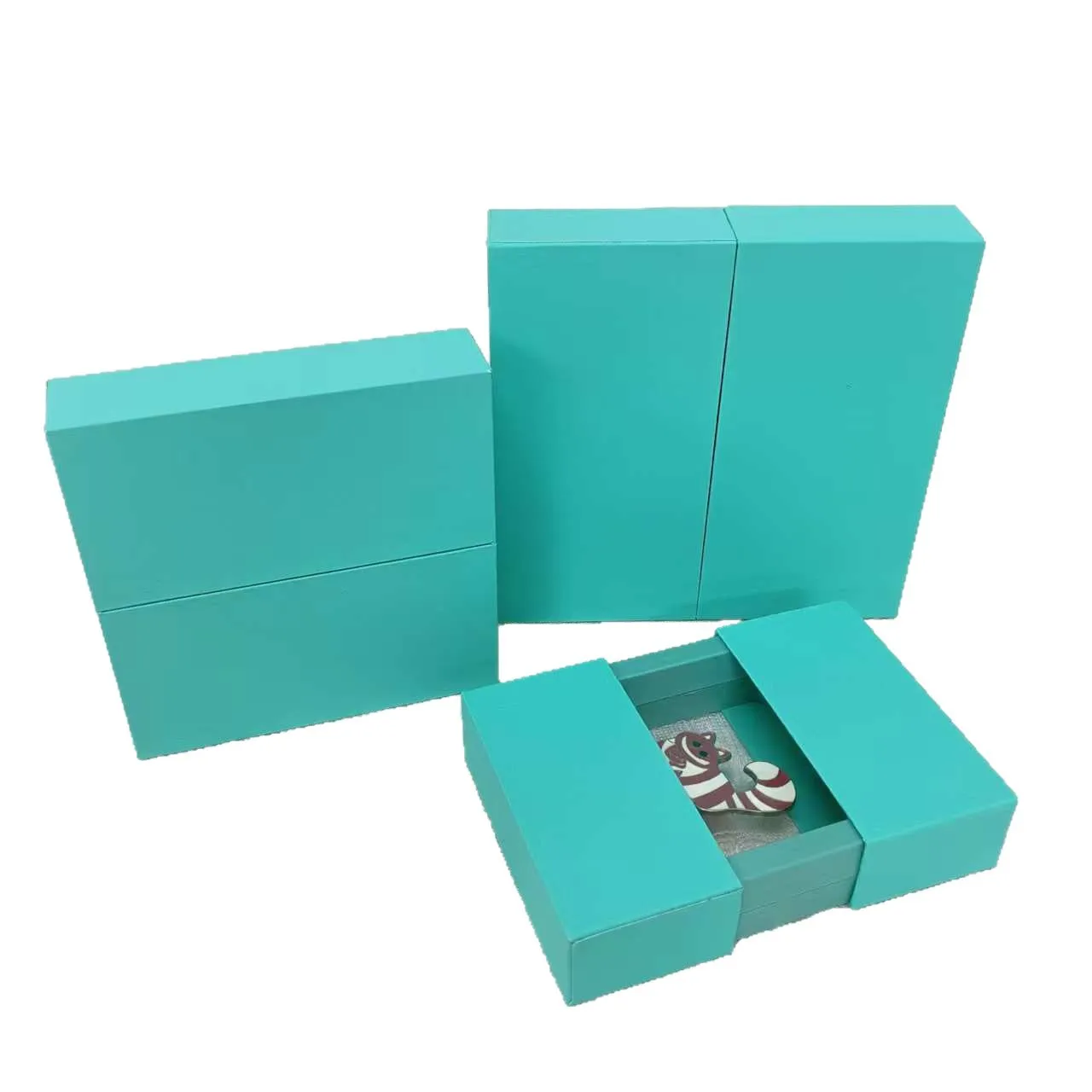 

Transparent Drawer Case Composite Gift Storage Box Bracelet Display Case Transparent Pull-Out Jewelry Box For Keychains Jewelry