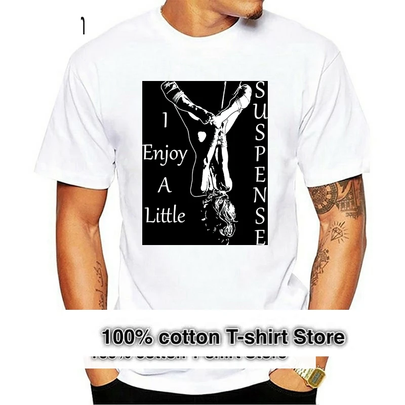 New 2024 Hot Summer Casual T-Shirt Printing Shibari Suspense Men T-shirt Kinbaku Japanese Rope Bondage Tee