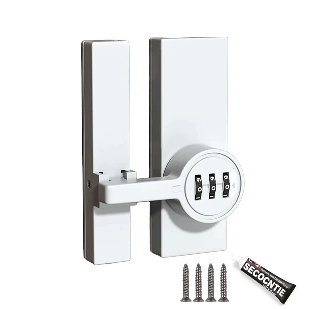 

Bathroom Password Door Lock Cabinet Lock Anti-theft Lock Bathroom Push-pull Lock Punch Or No Punch Suitable For Glass Doors