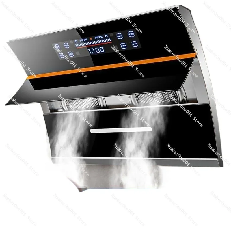 

Dual-Motor Range Hood - 1000CFM Commercial-Grade Suction, Auto Clean, Low Noise