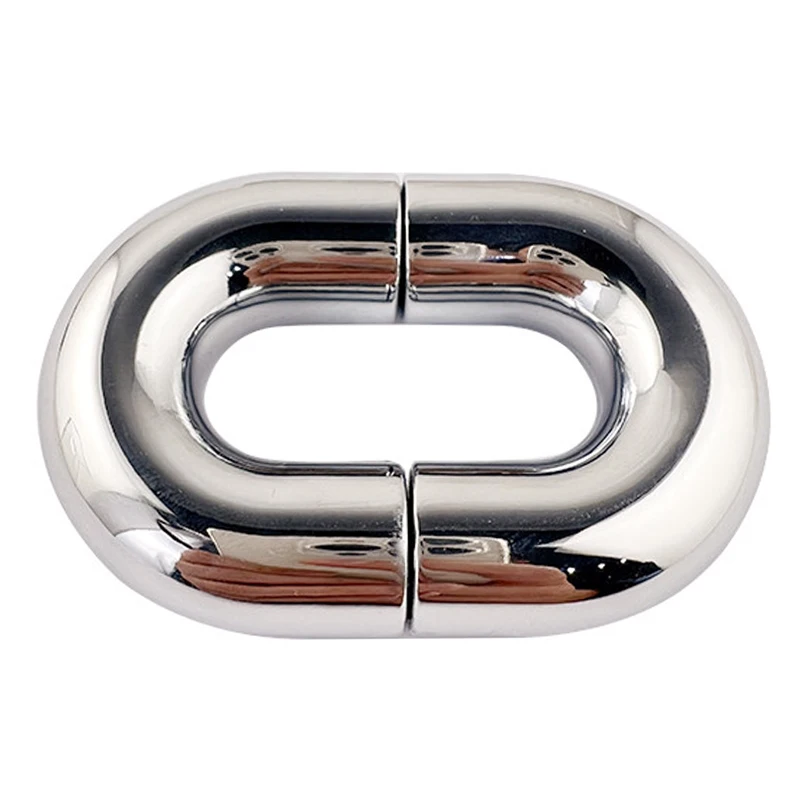 Male Heavy Magnetic Ball Scrotum Stretcher Weight Ring Metal Penis Lock Bondage Cock Ring Delay Ejaculation Man Sex Toy