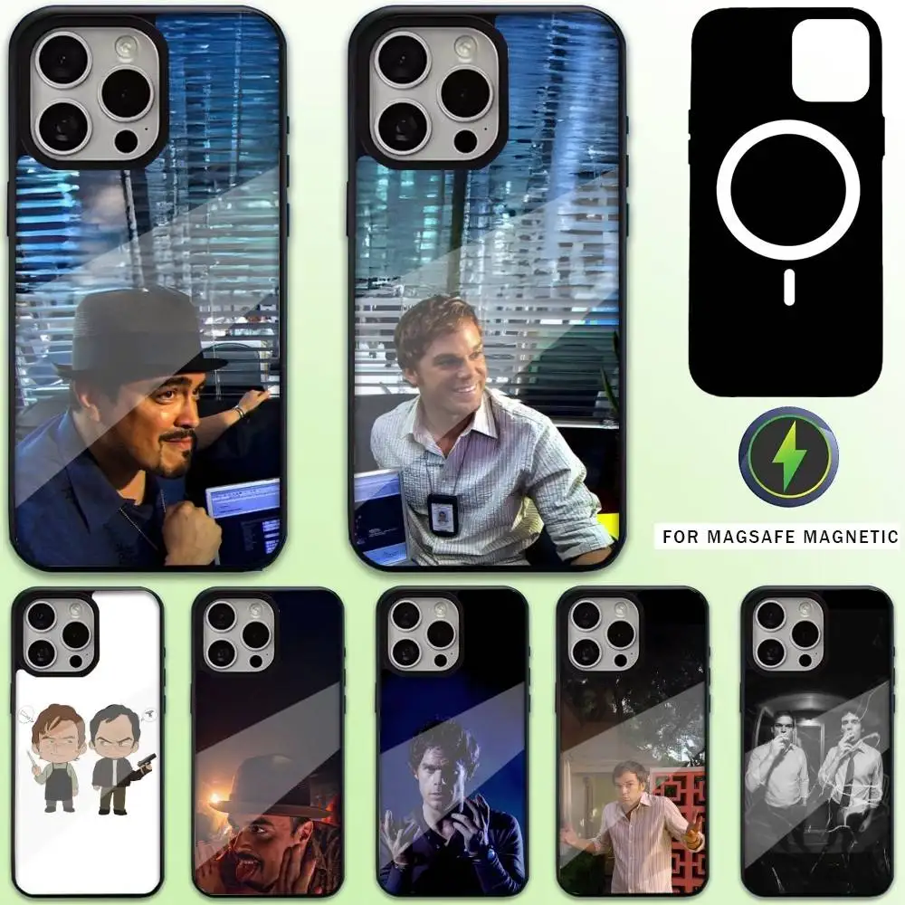 

B-Batista and D-Dexter Phone Case For iPhone17,16,15,14,13,12,11 Plus,Pro Max Magnetic For Magsafe Wireless Charging