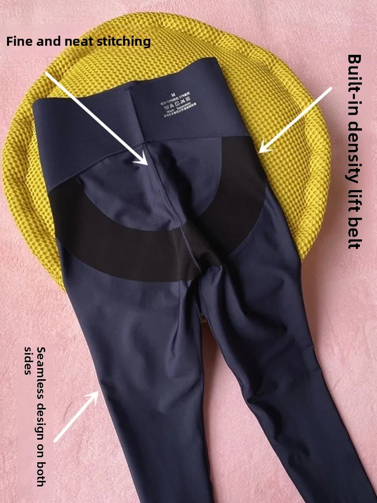 Pantaloni Yoga a Vita Alta Sottili da Donna, Primavera Autunno, Pantaloni Modellanti, Abbigliamento Esterno Snellente, Sollevamento Glutei, Strato Base P...