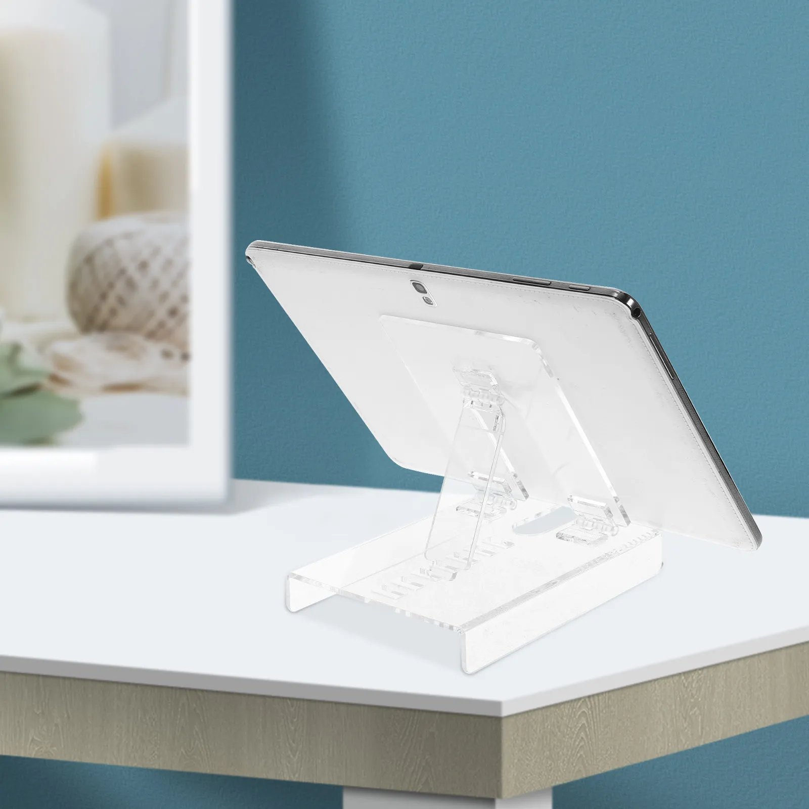 

Регулируемая подставка для планшета, многофункциональная подставка для стола, универсальный держатель для общежития, складная настольная опора для дома, офиса, кухни